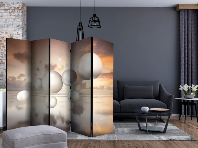 Parawan 5-częściowy - Poranne klejnoty II [Room Dividers]