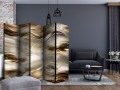 Parawan 5-częściowy - Bursztynowa rzeka II [Room Dividers]