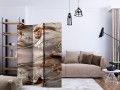 Parawan 3-częściowy - Bursztynowa konstelacja [Room Dividers]