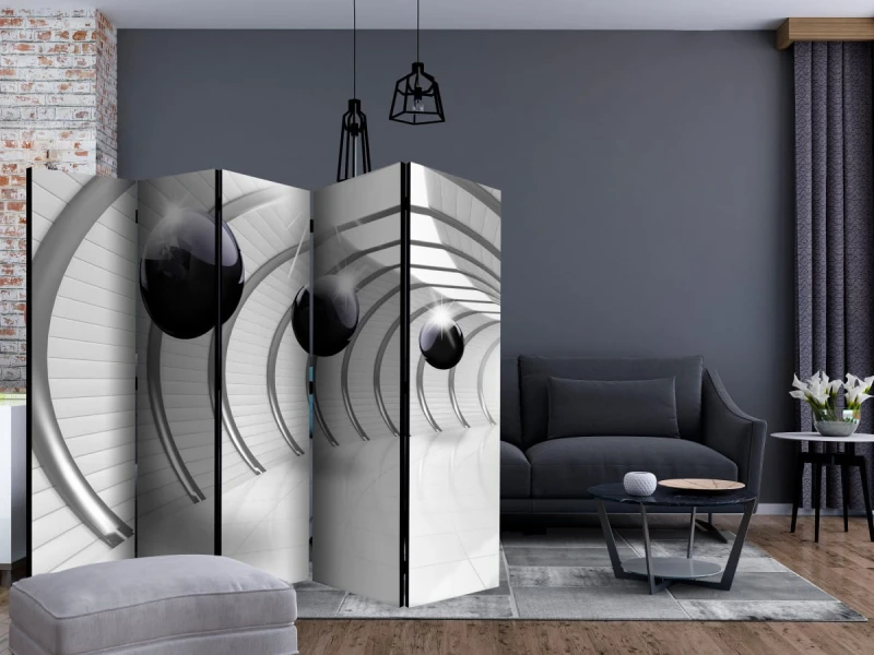 Parawan 5-częściowy - Futurystyczny tunel II II [Room Dividers]