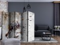 Parawan 5-częściowy - Przywołanie słoneczników II [Room Dividers]