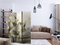 Parawan 3-częściowy - Zielona jutrzenka [Room Dividers]