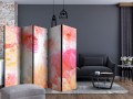 Parawan 5-częściowy - Pastelowe piwonie II [Room Dividers]
