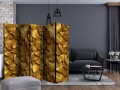 Parawan 5-częściowy - Złote liście II [Room Dividers]