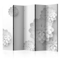 Parawan 5-częściowy - Biały ogród II [Room Dividers]