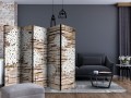 Parawan 5-częściowy - Kwiaty na kamieniu II [Room Dividers]