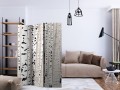 Parawan 3-częściowy - Brzozowy gaj [Room Dividers]