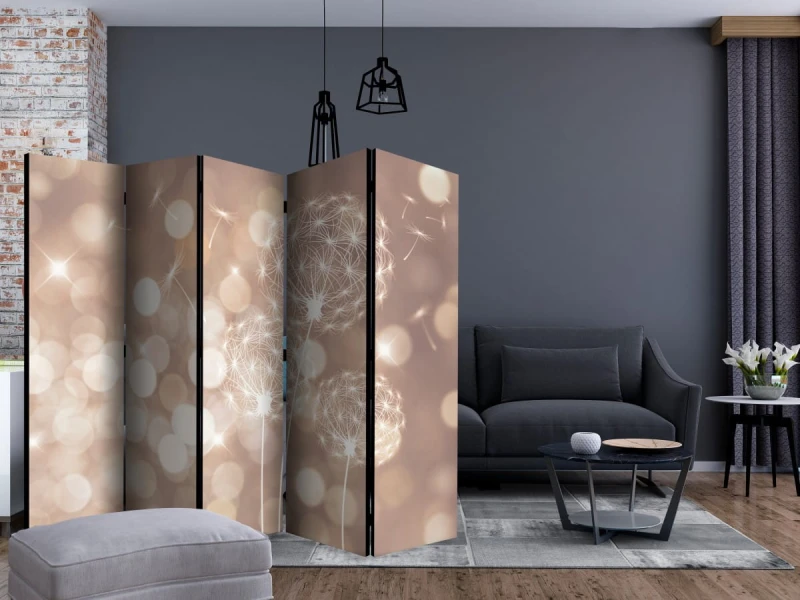 Parawan 5-częściowy - Etiuda słońca II [Room Dividers]