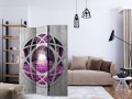 Parawan 3-częściowy - Fuksjowy pejzaż [Room Dividers]