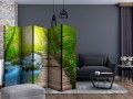 Parawan 5-częściowy - Zielony las II [Room Dividers]