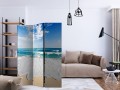 Parawan 3-częściowy - Fototapeta - Brzegiem morza [Room Dividers]