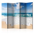 Parawan 5-częściowy - Fototapeta - Brzegiem morza II [Room Dividers]