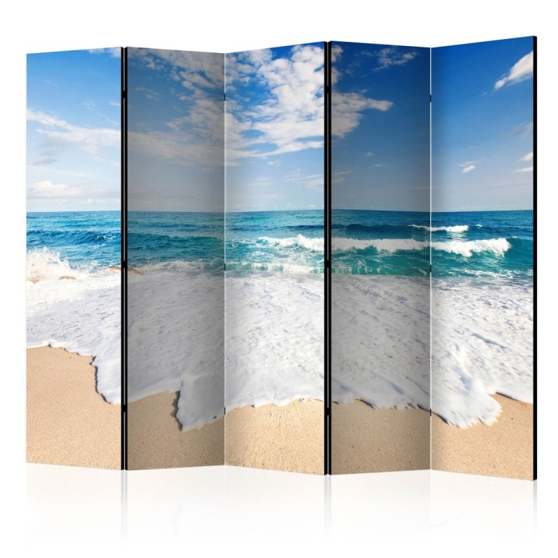 Parawan 5-częściowy - Fototapeta - Brzegiem morza II [Room Dividers]