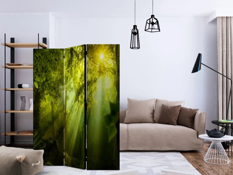 Parawan 3-częściowy - W tajemniczym lesie II [Room Dividers]