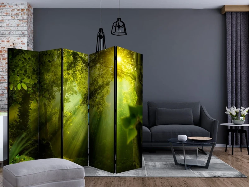 Parawan 5-częściowy - W tajemniczym lesie II II [Room Dividers]