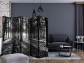Parawan 5-częściowy - Szara puszcza II [Room Dividers]