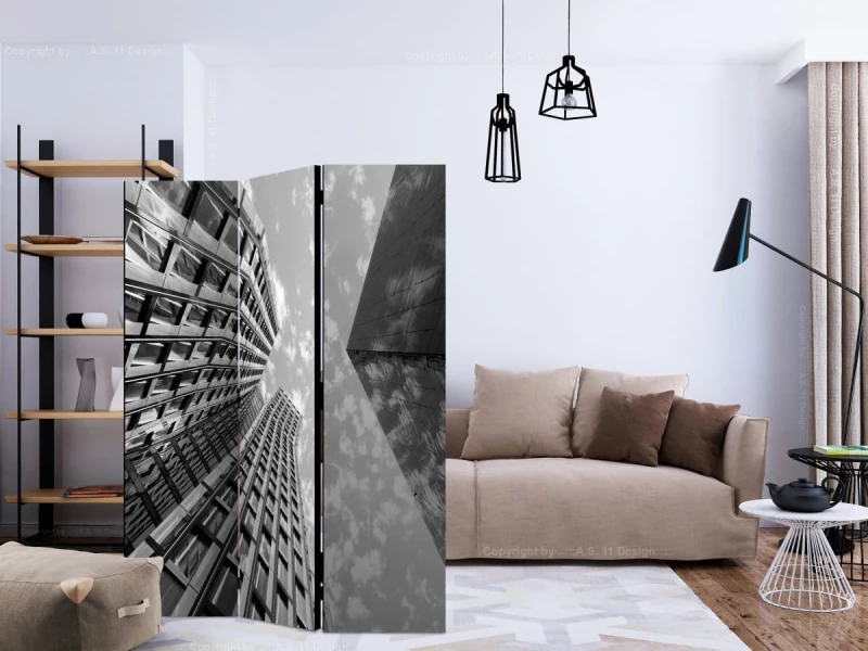 Parawan 3-częściowy - Sięgnąć nieba [Room Dividers]