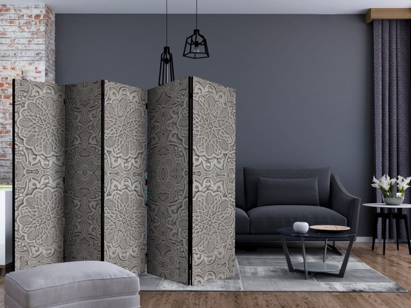 Parawan 5-częściowy - Orientalny ornament II [Room Dividers]