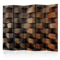 Parawan 5-częściowy - Ceglana plecionka II [Room Dividers]