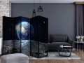 Parawan 5-częściowy - Widok na Niebieską Planetę II [Room Dividers]