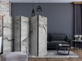 Parawan 5-częściowy - Betonowa nicość II [Room Dividers]