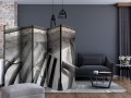 Parawan 5-częściowy - Beton 3D II [Room Dividers]