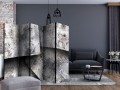 Parawan 5-częściowy - Betonowe karty II [Room Dividers]