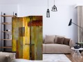 Parawan 3-częściowy - Pomarańczowy odcień ekspresji [Room Dividers]