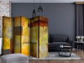 Parawan 5-częściowy - Pomarańczowy odcień ekspresji II [Room Dividers]