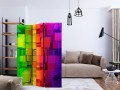 Parawan 3-częściowy - Kolorowa układanka [Room Dividers]