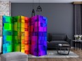 Parawan 5-częściowy - Kolorowa układanka II [Room Dividers]