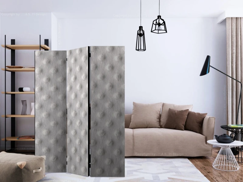 Parawan 3-częściowy - Biały niedźwiadek [Room Dividers]