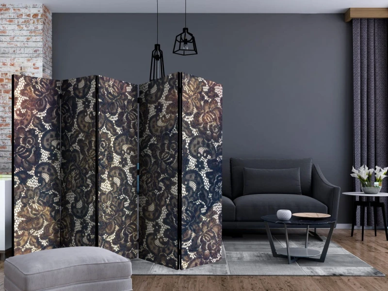 Parawan 5-częściowy - Dyskretna elegancja II [Room Dividers]
