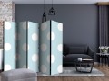 Parawan 5-częściowy - Niebieska słodycz II [Room Dividers]