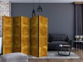 Parawan 5-częściowy - Złota klatka II [Room Dividers]