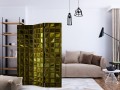 Parawan 3-częściowy - Złota poświata [Room Dividers]