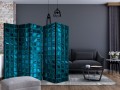 Parawan 5-częściowy - Lazurowa mozaika  II [Room Dividers]