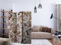 Parawan 3-częściowy - Kamienna plaża [Room Dividers]