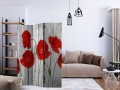 Parawan 3-częściowy - Opowieść czerwonych maków [Room Dividers]