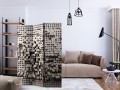 Parawan 3-częściowy - Biała twierdza [Room Dividers]