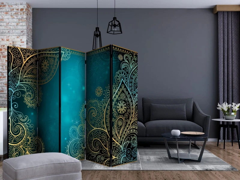 Parawan 5-częściowy - Orientalne skrzydła II [Room Dividers]