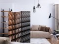 Parawan 3-częściowy - Stalowa obrona [Room Dividers]