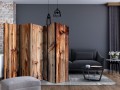 Parawan 5-częściowy - Drewniana komnata II [Room Dividers]