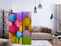 Parawan 3-częściowy - Kolorowe kulki [Room Dividers]