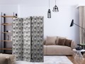 Parawan 3-częściowy - Biała królowa [Room Dividers]