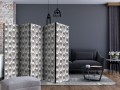 Parawan 5-częściowy - Biała królowa II [Room Dividers]
