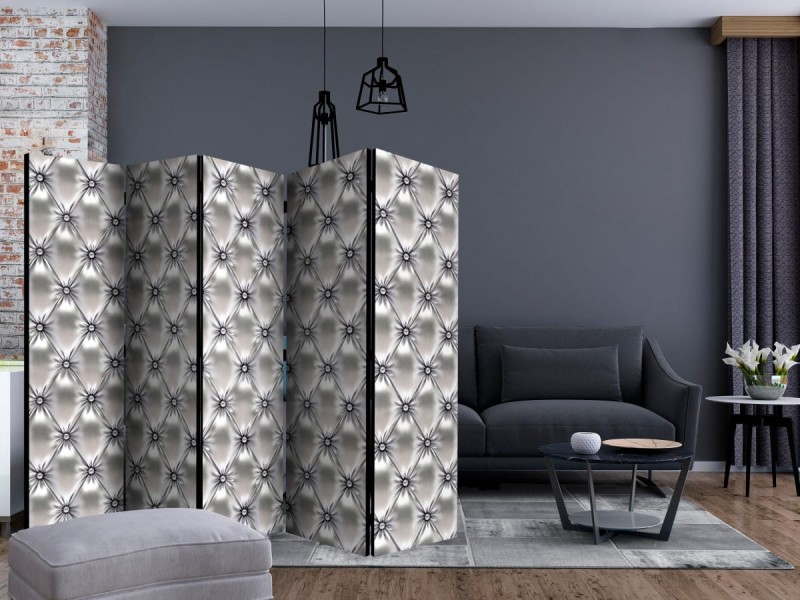 Parawan 5-częściowy - Biała królowa II [Room Dividers]