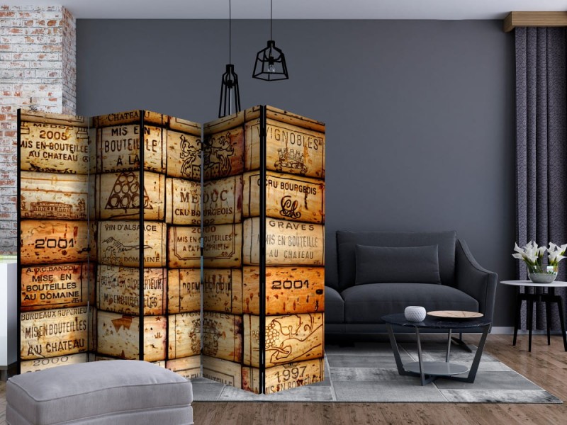 Parawan 5-częściowy - Winnym szlakiem II [Room Dividers]