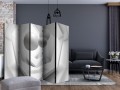 Parawan 5-częściowy - Biała imaginacja II [Room Dividers]
