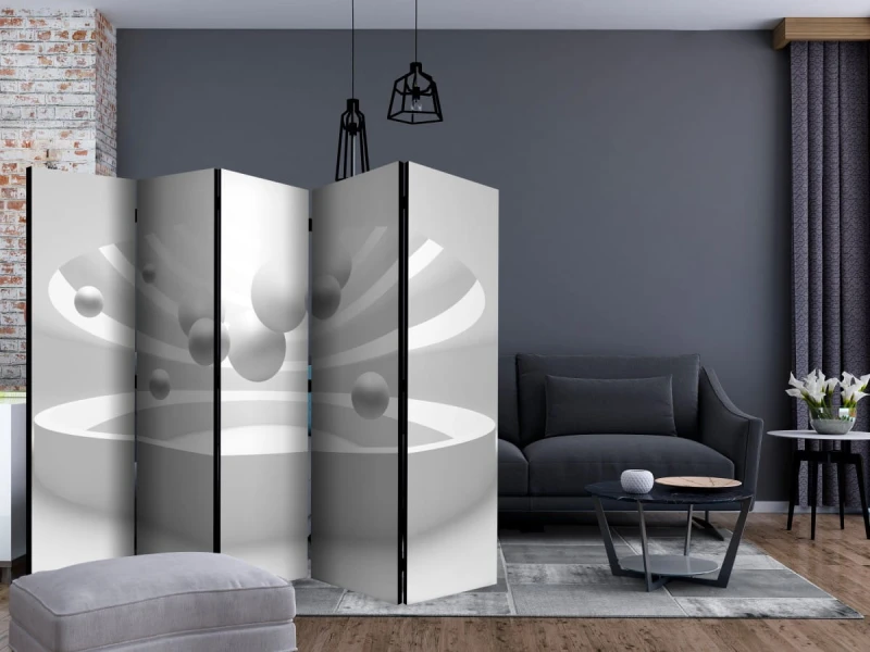 Parawan 5-częściowy - Świątynia przyszłości II [Room Dividers]